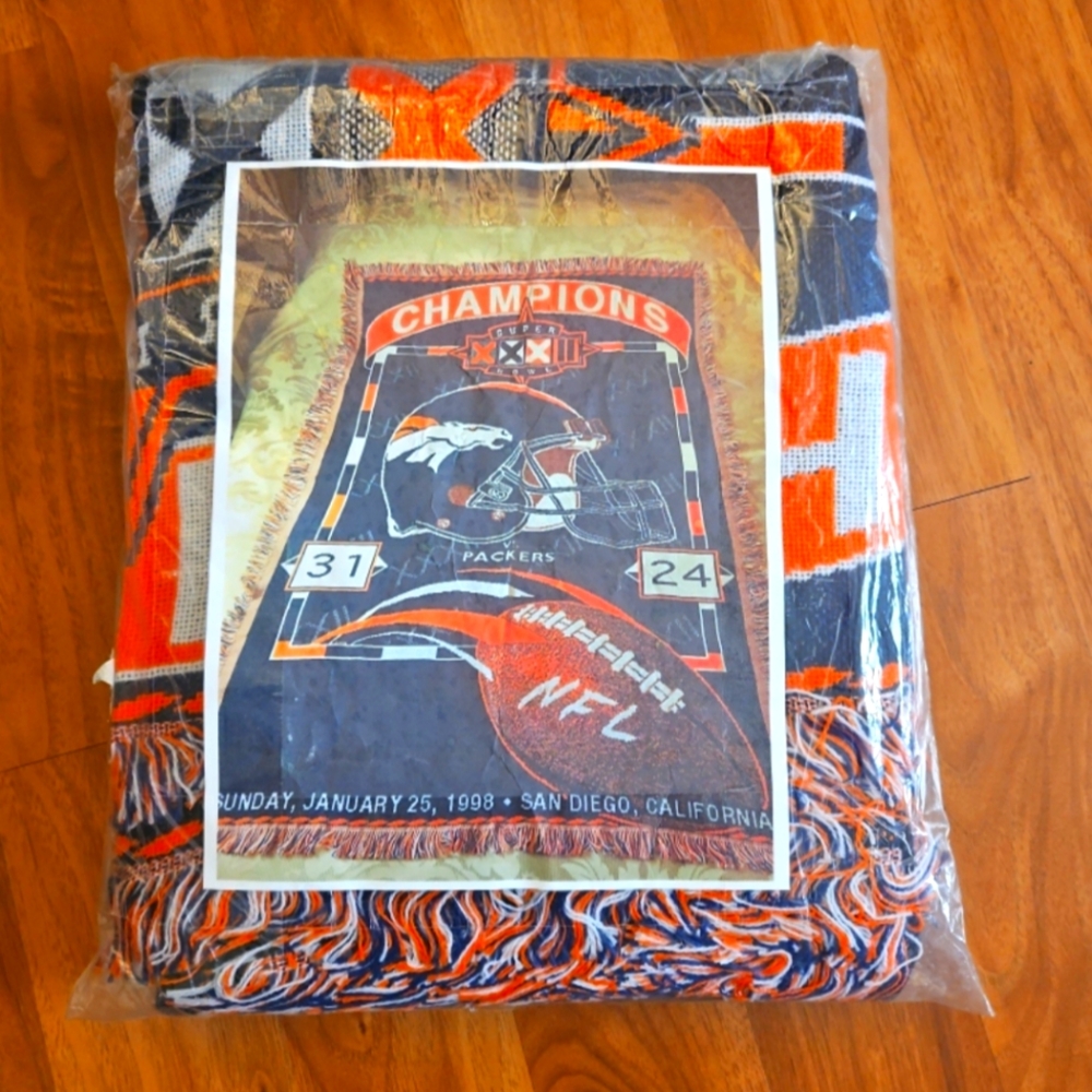 Vintage '98 SuperBowl XXXII Champions Blanket